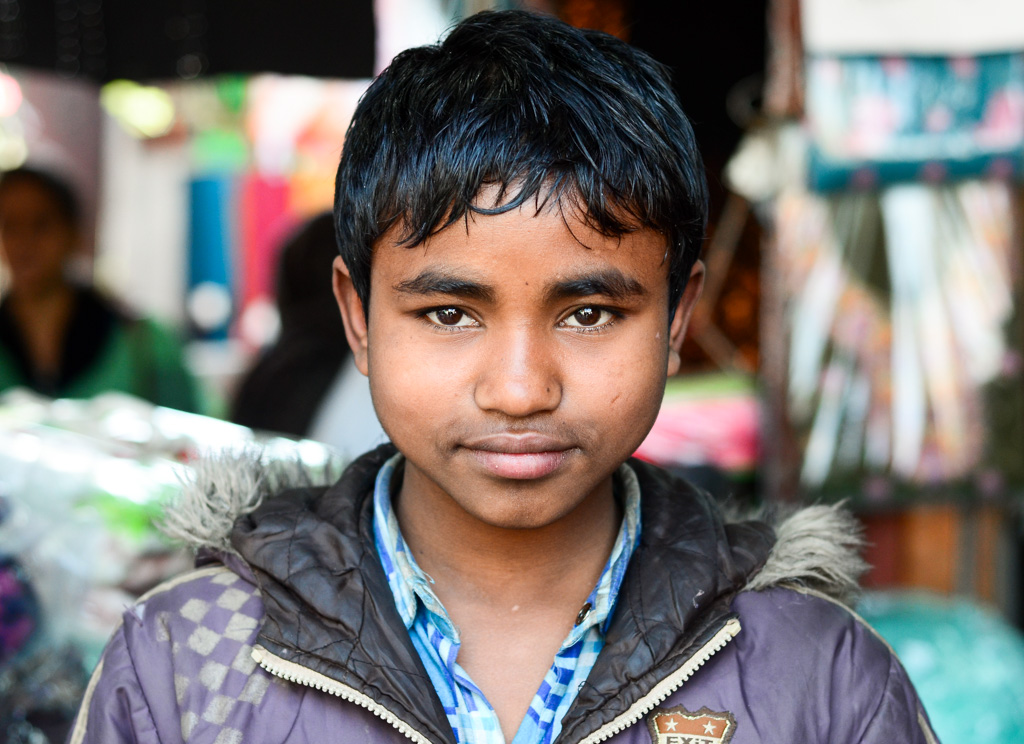 This friendly young man in the market outside Jama Masjid saw me eating mutton biryani with the locals (20 Rupees) and requested that I take his picture.