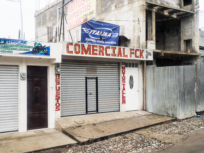 Volcan Tajumulco trek, Guatemala - a local business with a near-obscene name in San Marcos - GreatDistances / Matt Wicks