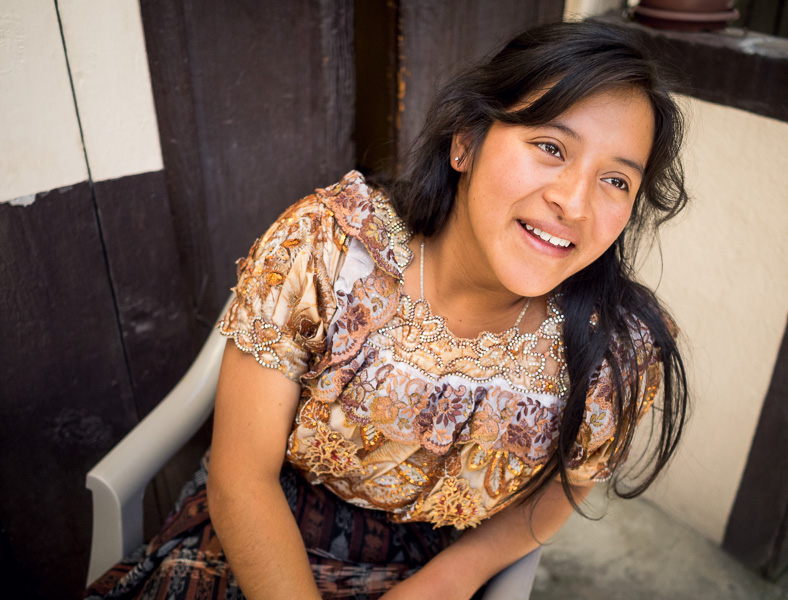 Smiling young woman in Xela, Guatemala. GreatDistances / Matt Wicks