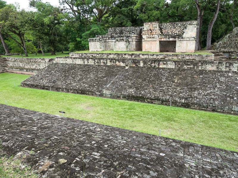 The main ball court of Copán Ruinas. GreatDistances / Matt Wicks