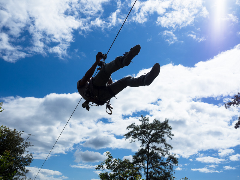 Ziplining in Copan, Honduras. GreatDistances / Matt Wicks