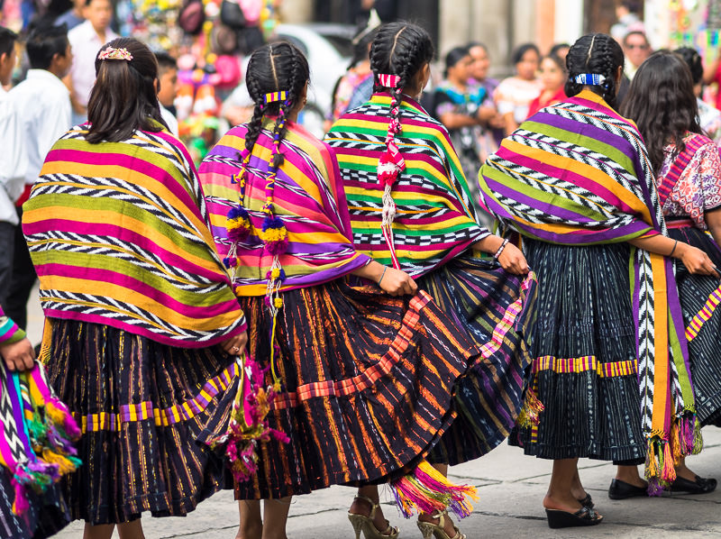 Colorful trajes tipicos. Xela, Guatemala. Guatemalan Independence & Xela Feria 2014 - GreatDistances / Matt Wicks