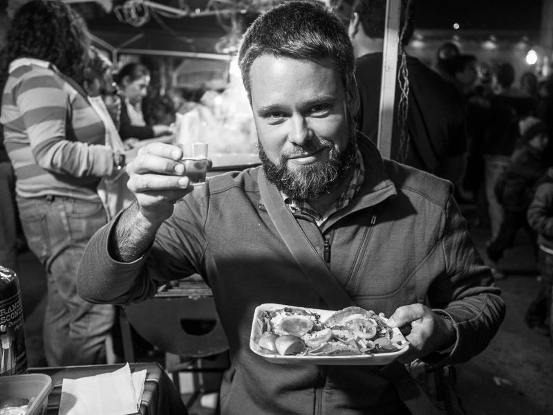 Tacos and tequila in Xela, Guatemala. Guatemalan Independence & Xela Feria 2014 - GreatDistances / Matt Wicks