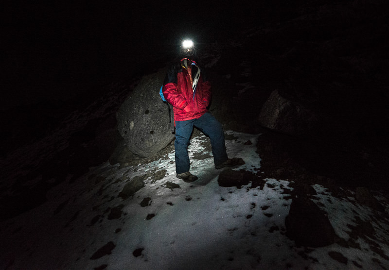 Don't forget your headlamp. Your summit of Point Lenana may involve a bit of scrambling. Also: I took my trekking poles along, and wish I hadn't - they got in the way during scrambles. GreatDistances / Matt Wicks