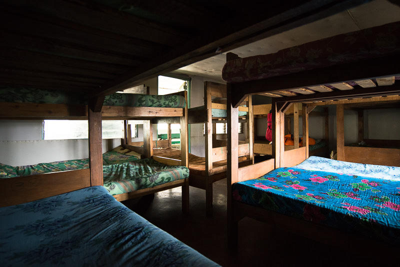 Shiptons Camp bunks. Mount Kenya. GreatDistances / Matt Wicks