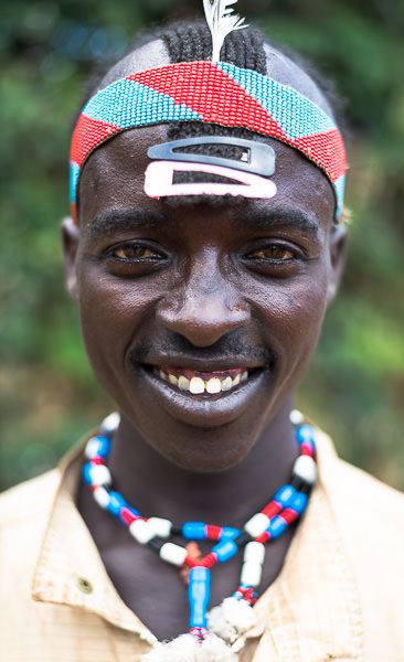 Friendly Benna tribe man in Key Afer, South Omo, Ethiopia. Photographing the tribes of South Omo, Ethiopia - GreatDistances / Matt Wicks